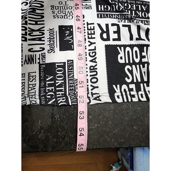 Women's Newsprint Duster Large - Picture 5 of 7